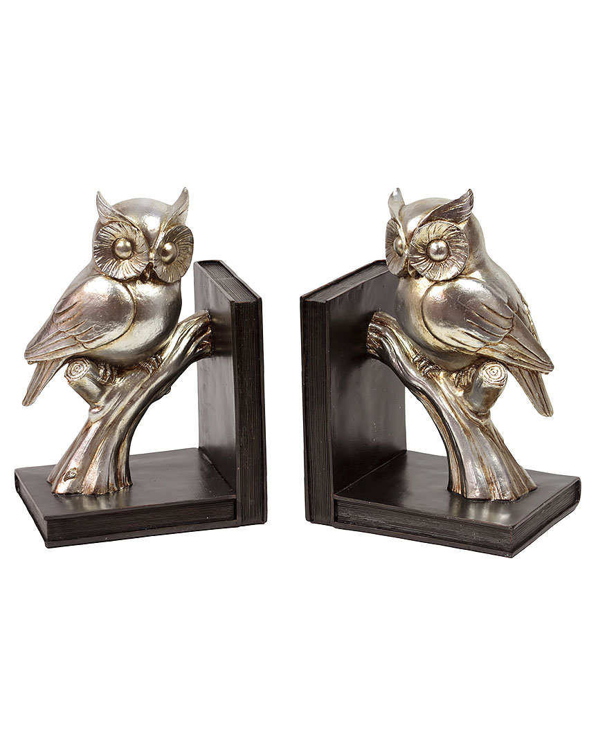 Urban Trends Set Of 2 9.2in Owl Bookends