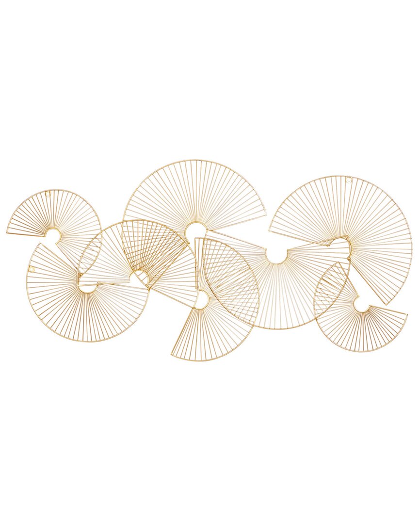Cosmoliving By Cosmopolitan Contemporary Wall Decor In Gold