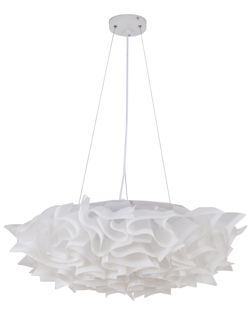 Bethel International 30in Acrylic Cloud Led Chandelier
