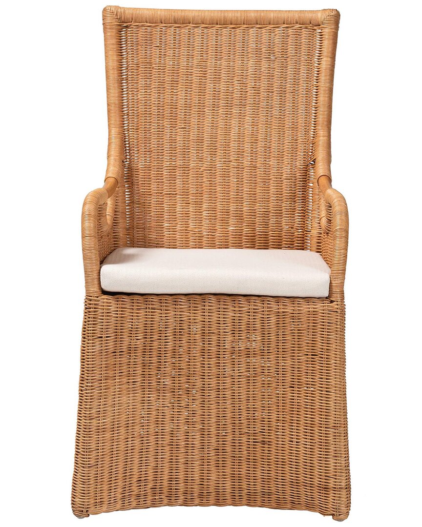Baxton Studio Amsterdam Bohemian Rattan Dining Chair