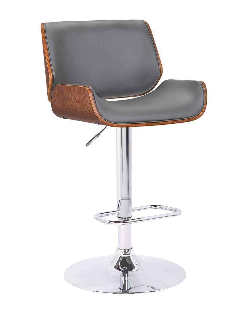 Armen Living London Contemporary Swivel Barstool
