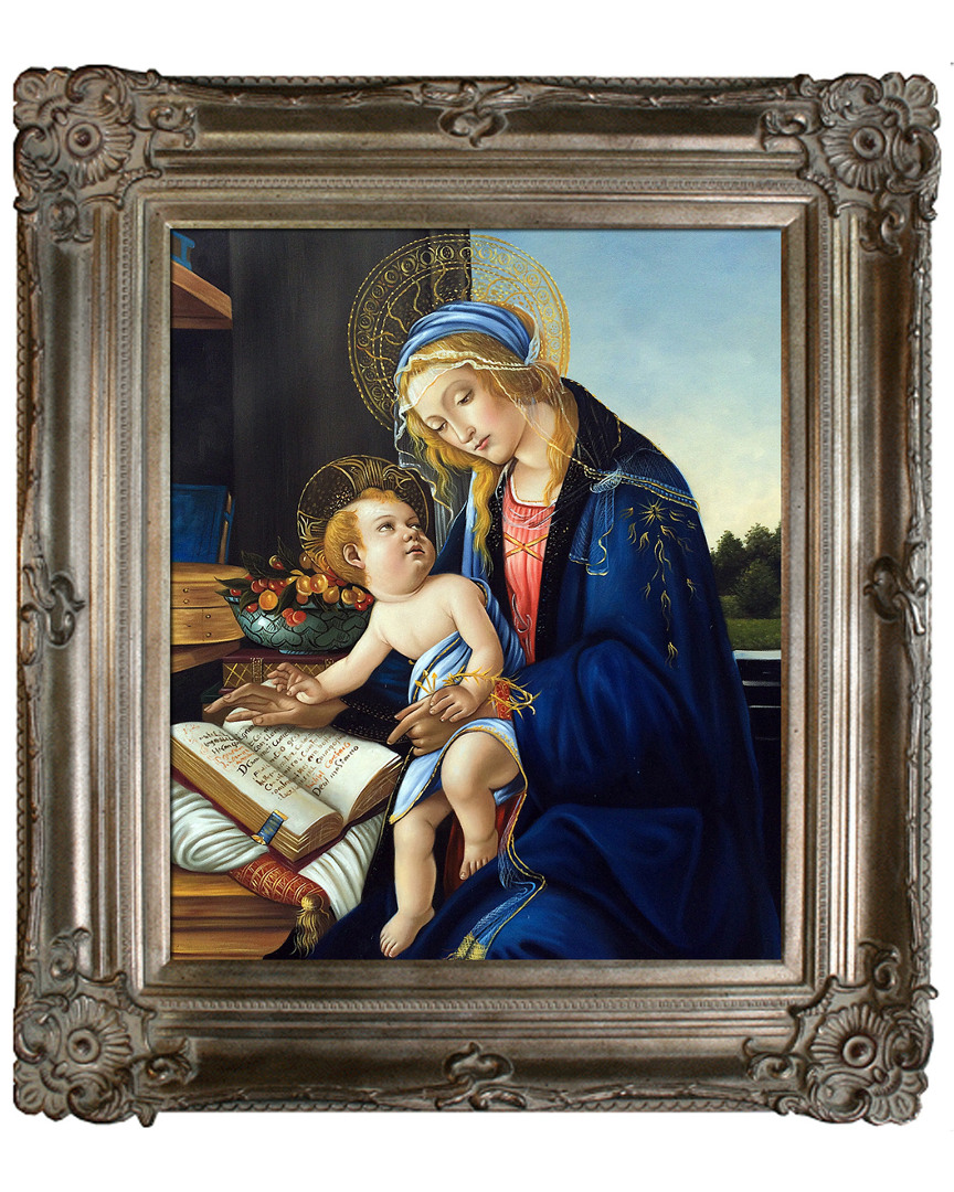 Museum Masters Madonna Of The Book By Sandro Botticelli Reproduction
