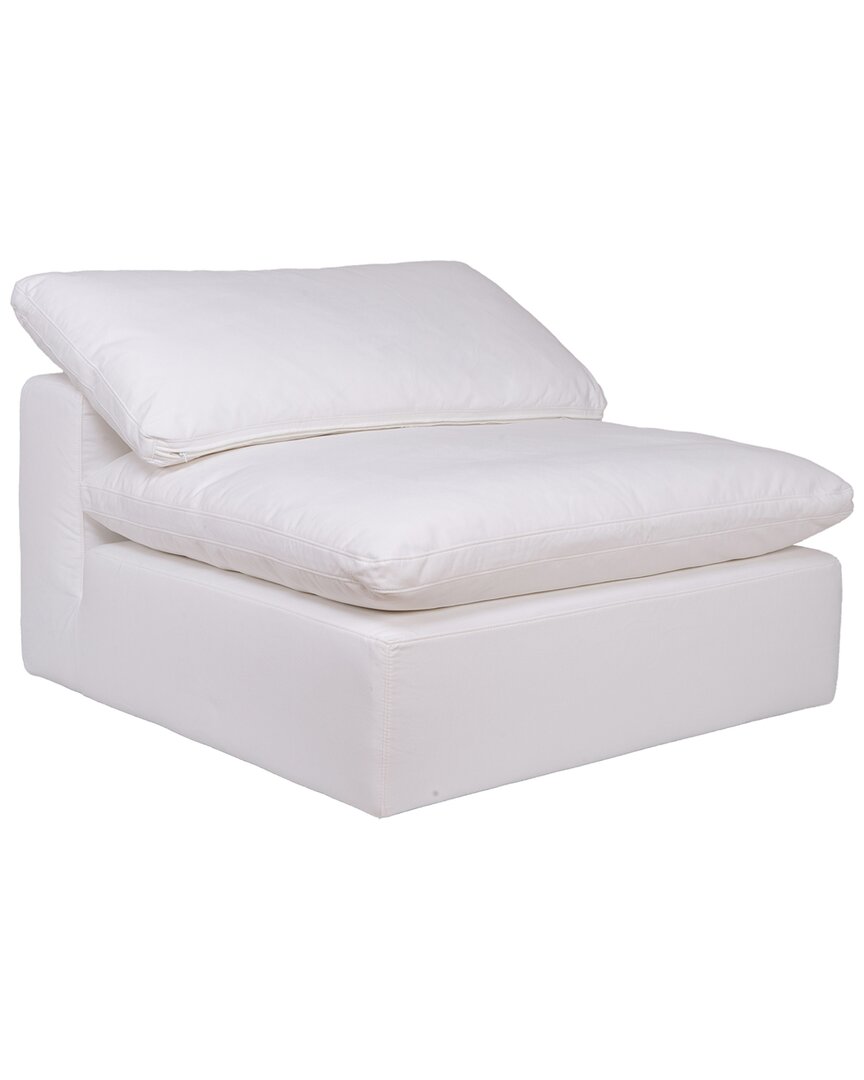 Moe's Home Collection Clay Slipper Chair In White