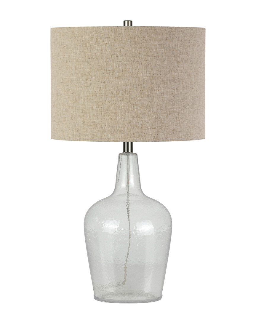Abraham + Ivy Helix Fillable 26.75in Table Lamp In Metallic