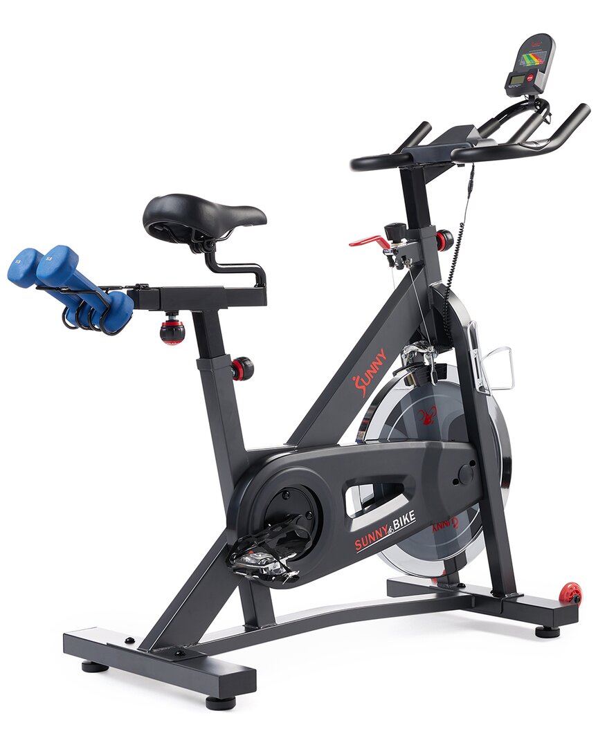 Sunny Health & Fitness Smart Pro Indoor Cycling Exercise Bike In Grey