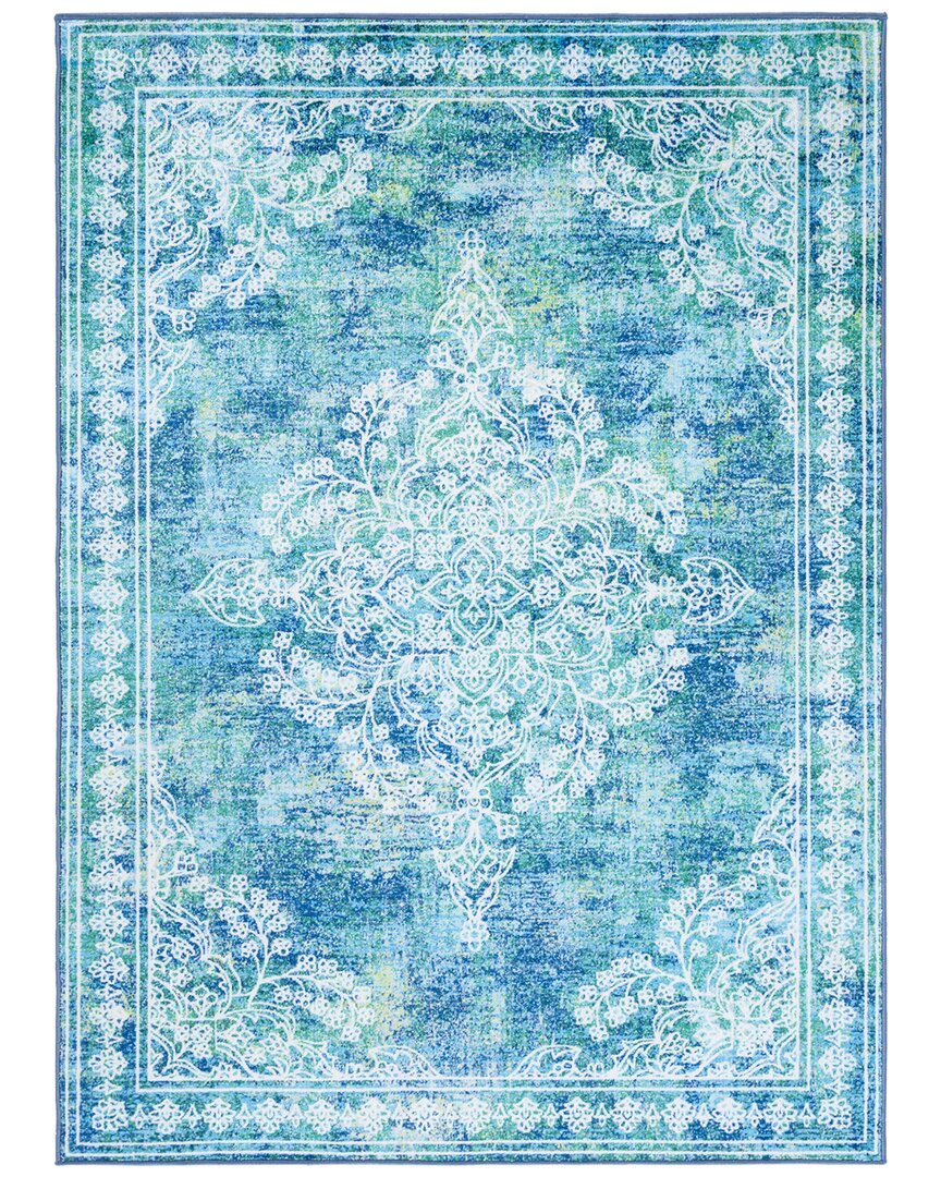Safavieh Bahia Machine-washable Rug In Blue