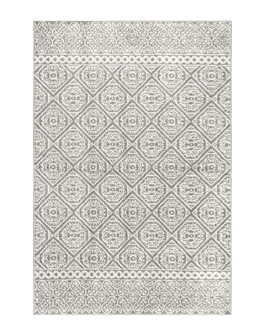 Nuloom Transitional Floral Jeanette Machine-made Polypropylene Rug