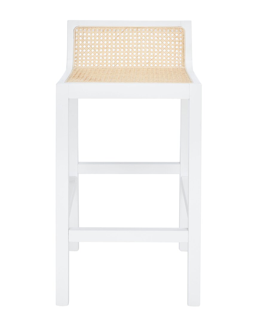 Safavieh Saito Lowback Cane Counter Stool
