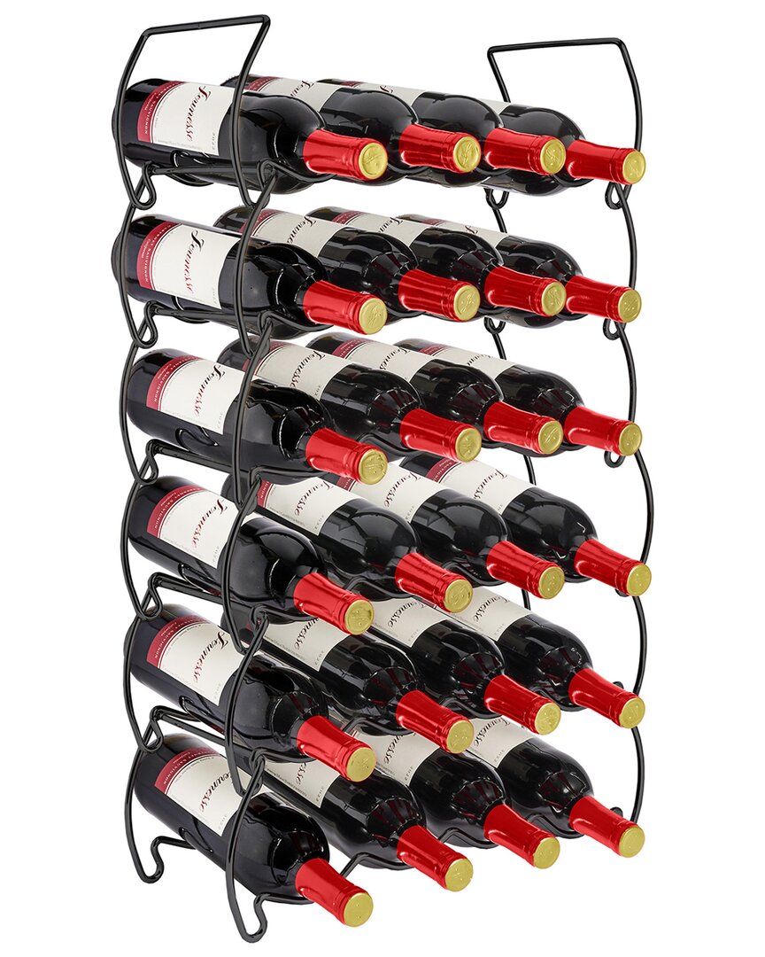 Sorbus 6-tier 24 Bottle Stackable Wine Rack