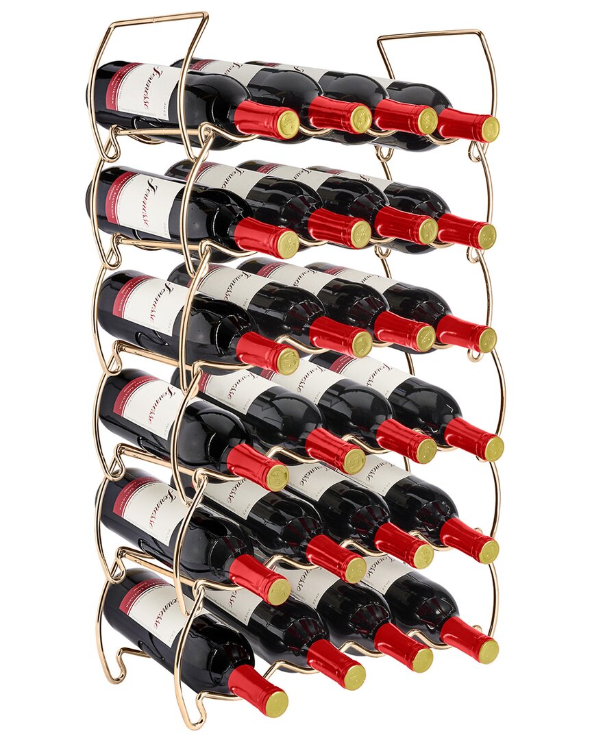 Sorbus 6-tier 24 Bottle Stackable Wine Rack