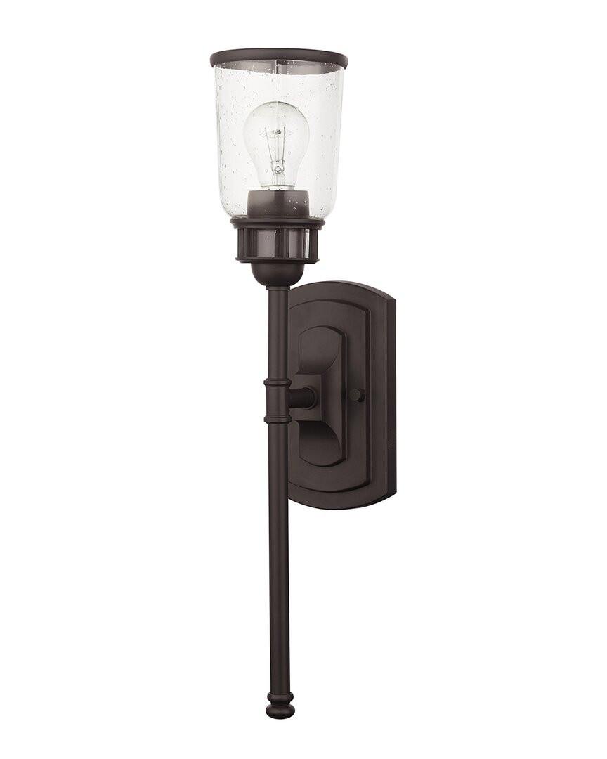 Livex Lighting 1-light Bronze Single Sconce In Bronze