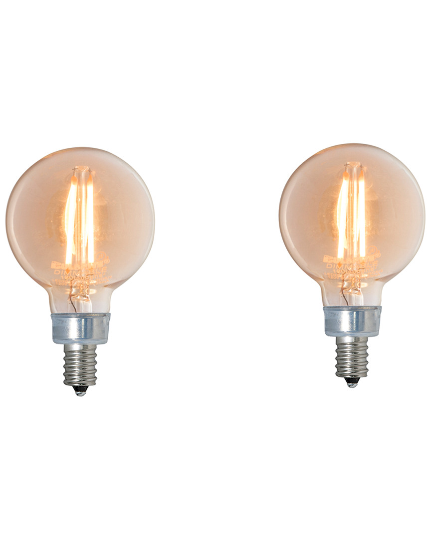 Bulbrite Set Of 3 Led 2.5w Dimmable Light Bulbs