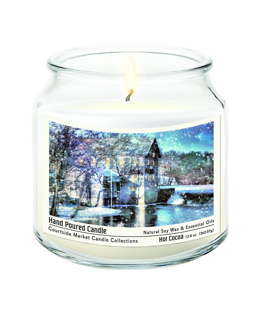 Courtside Market Wall Decor Courtside Market Winter Wonderlands Hand-poured Soy Wax Candle In Multi