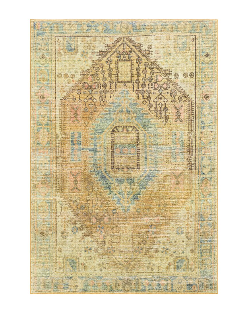 Shop Surya Leicester Traditional Washable Rug In Denim