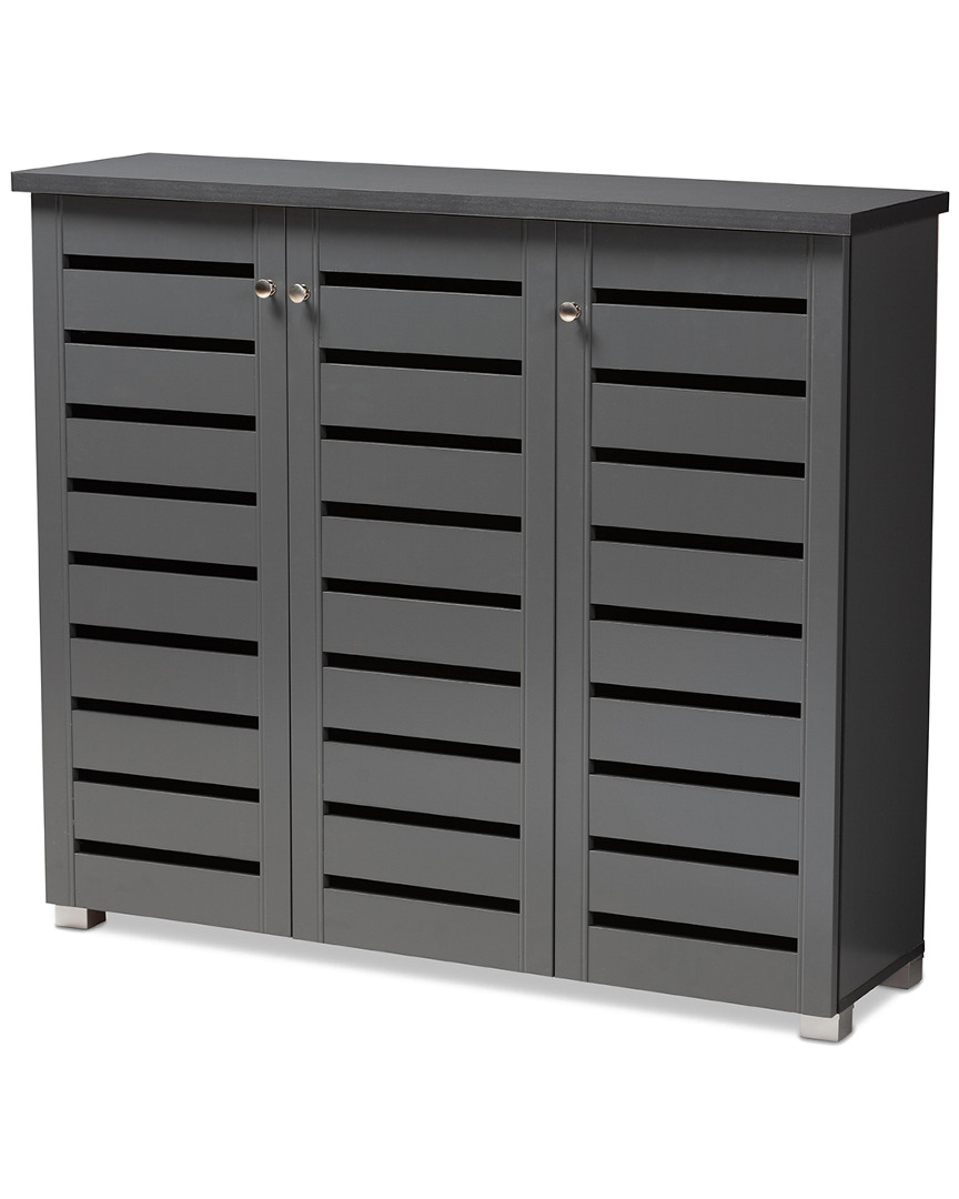 Design Studios Adalwin 3-door Shoe Storage Cabinet