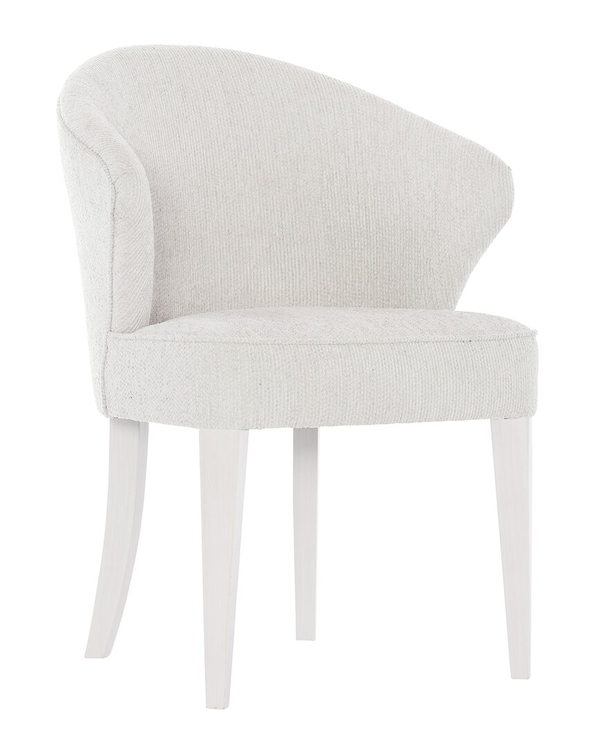 Bernhardt Interiors Silhouette Arm Chair In Off-white