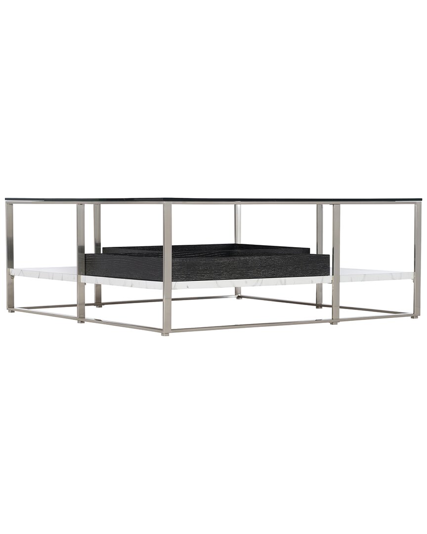 Bernhardt Lafayette Cocktail Table In Silver