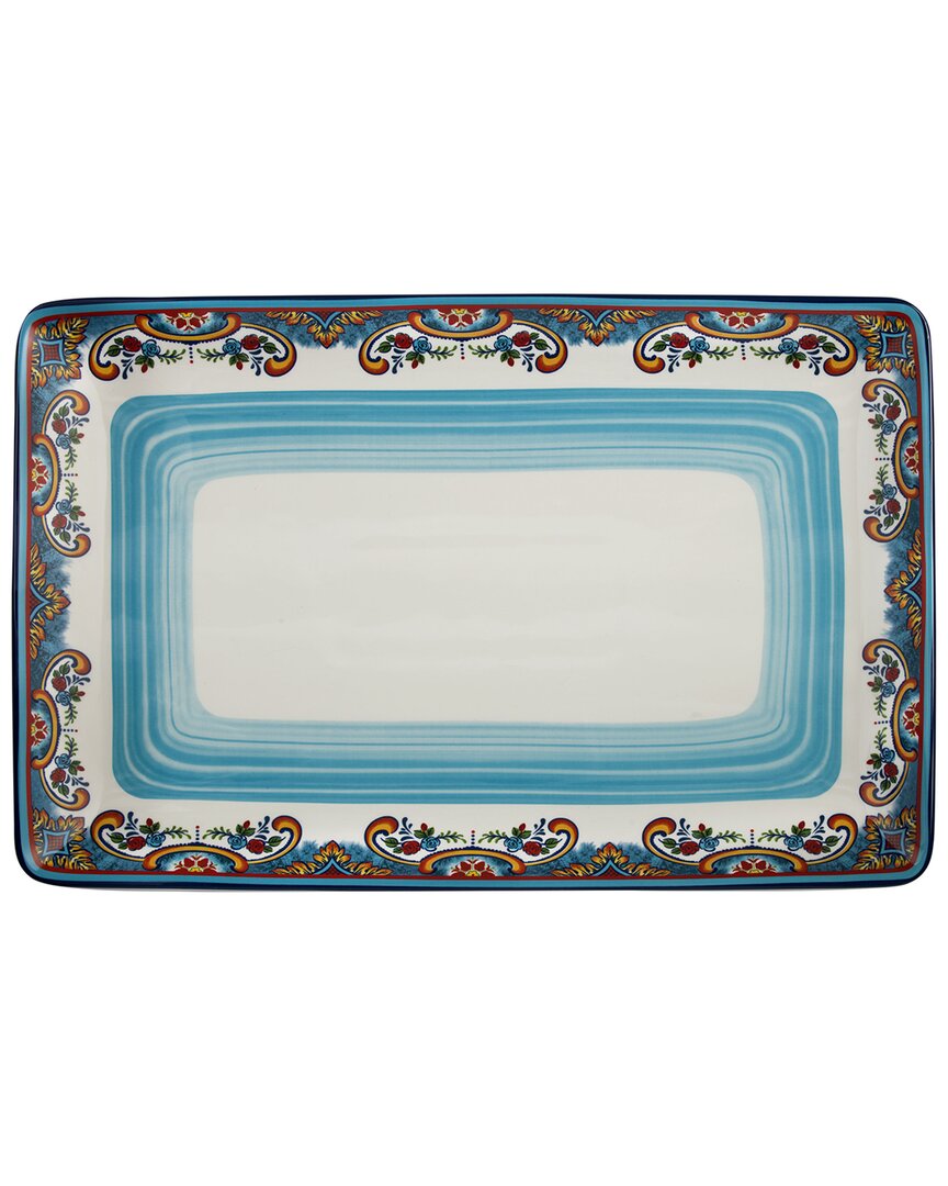 Euro Ceramica Zanzibar Rectangular Platter