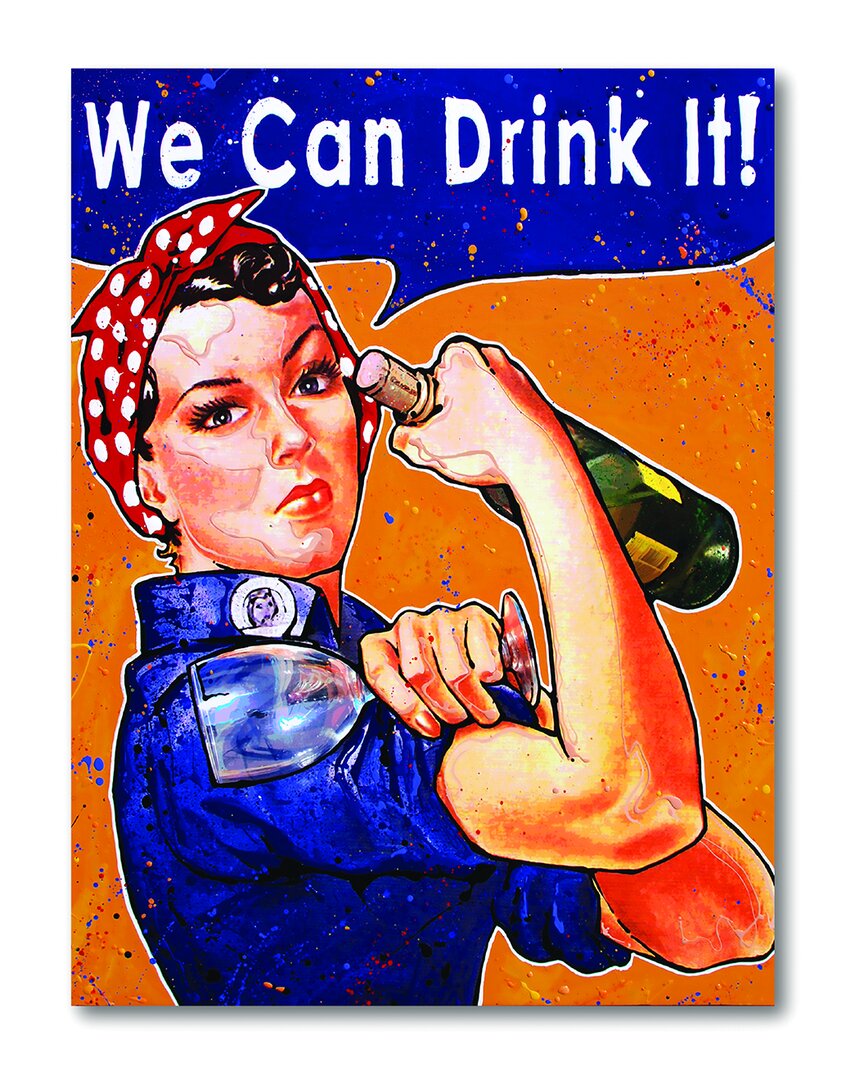 Courtside Market We Can Drink It Canvas Wall Art