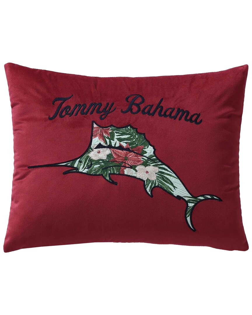 Tommy Bahama Holiday Marlin Velvet Decorative Pillow