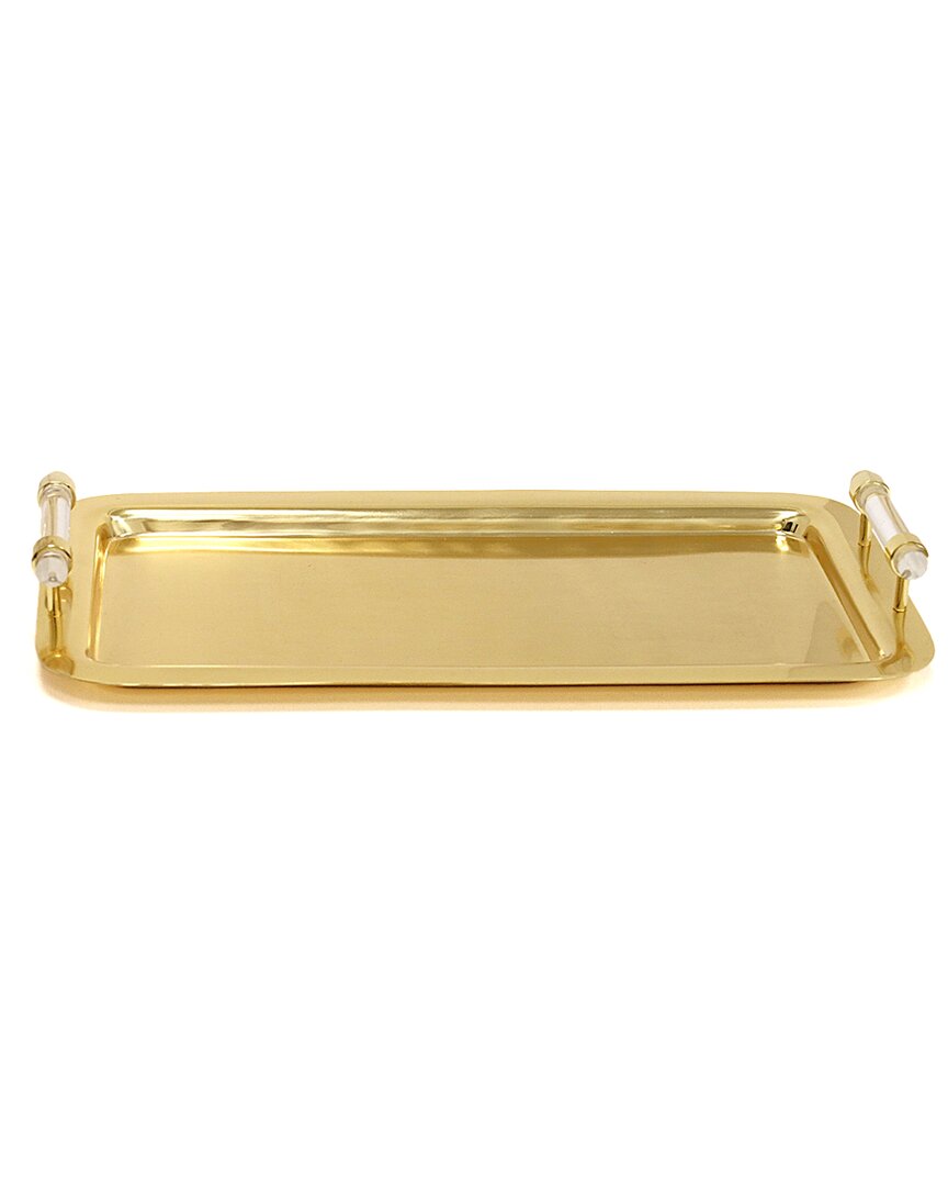 Vivience Rectangular Tray With Handles