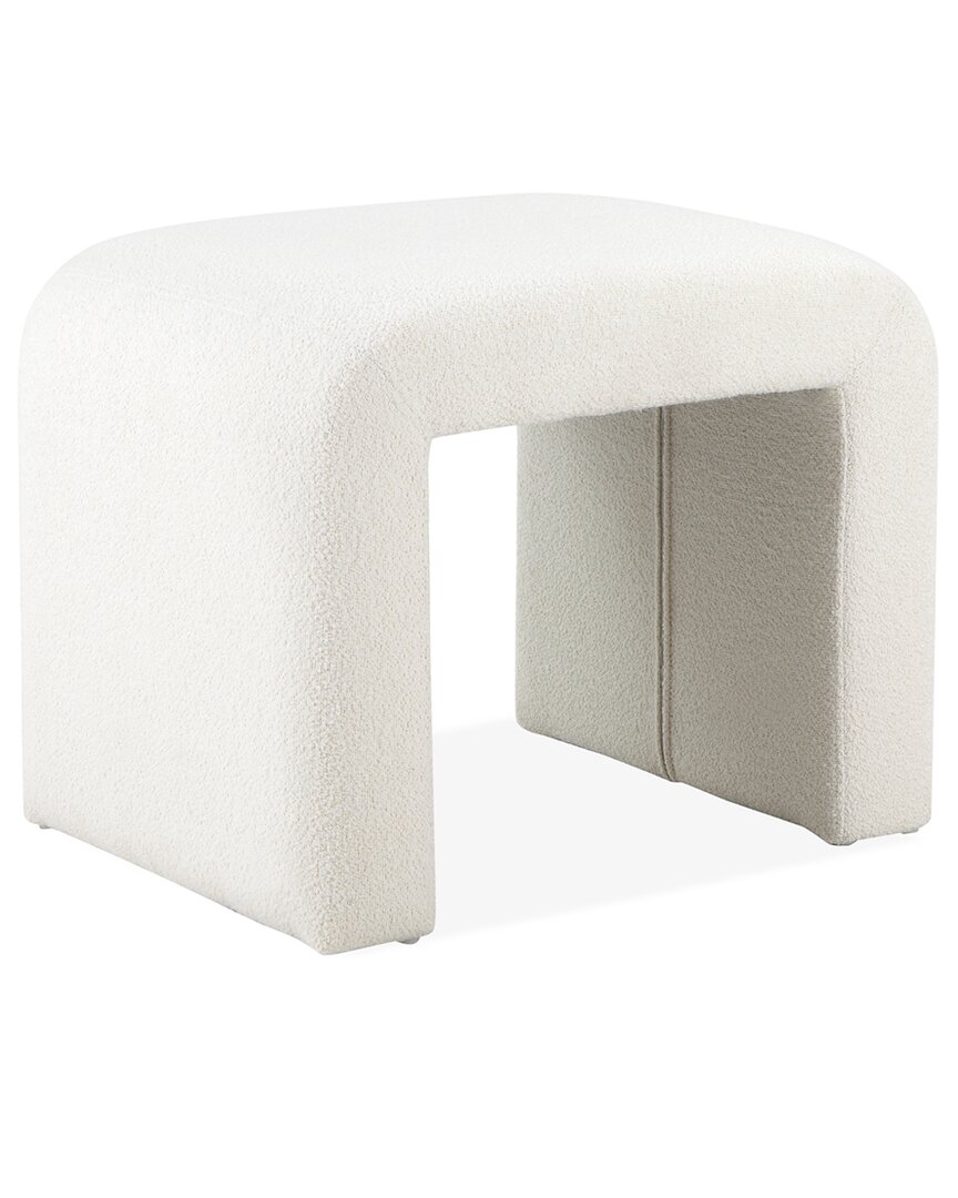 Pangea Home Ella Stool In White