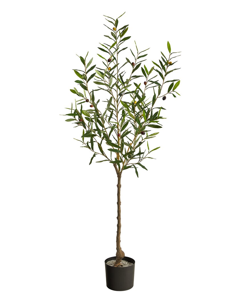Nearly Natural 5ft Olive Artificial Tree In Green
