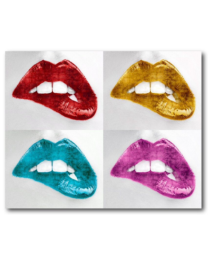 Courtside Market Wall Decor Courtside Market Lips In Color Canvas Wall Art