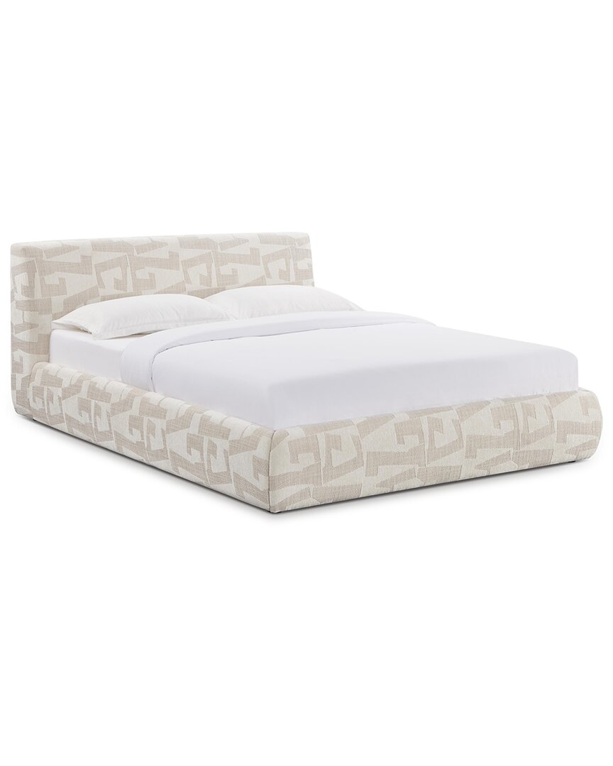 Tov Furniture Isla Jacquard Pattern Queen Bed
