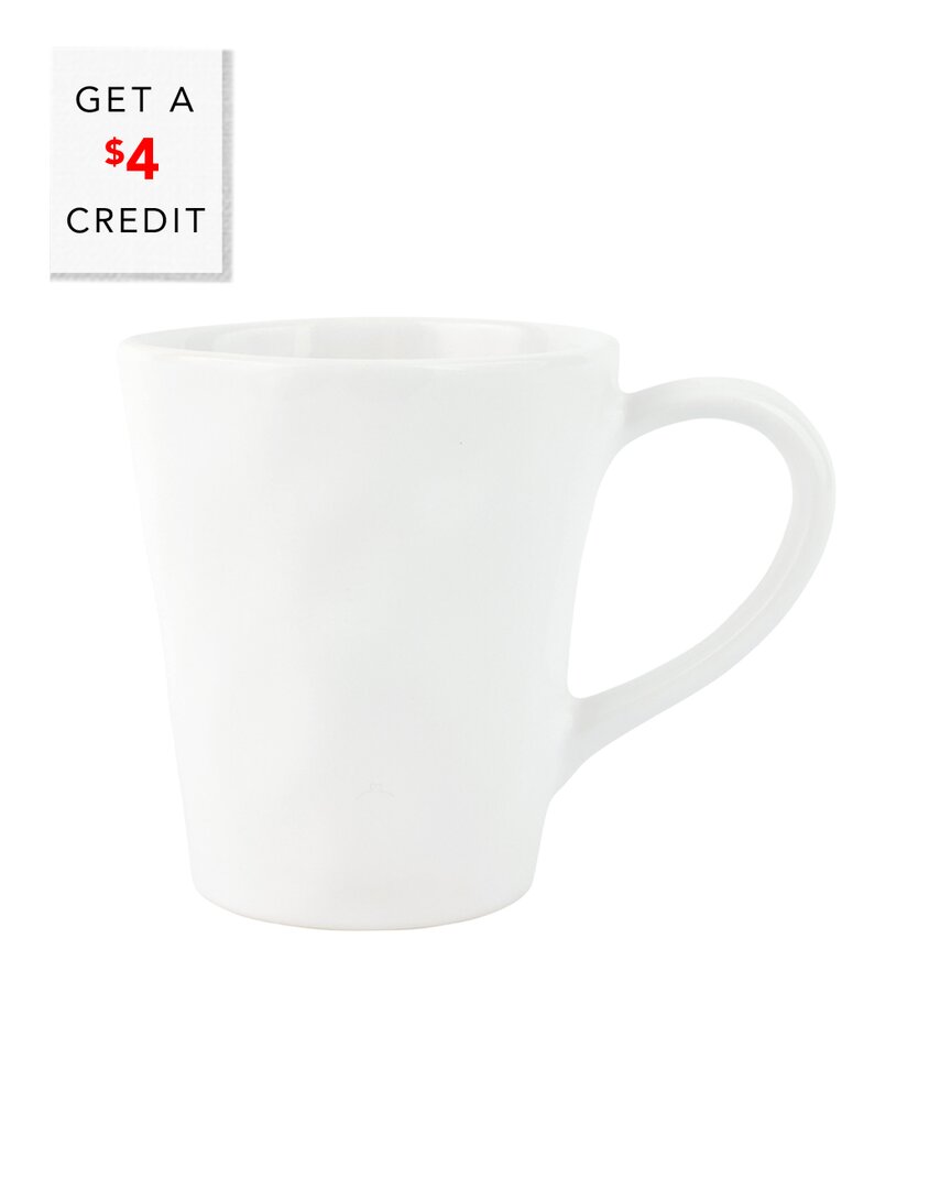 Vietri Viva By Aria White Mug In White