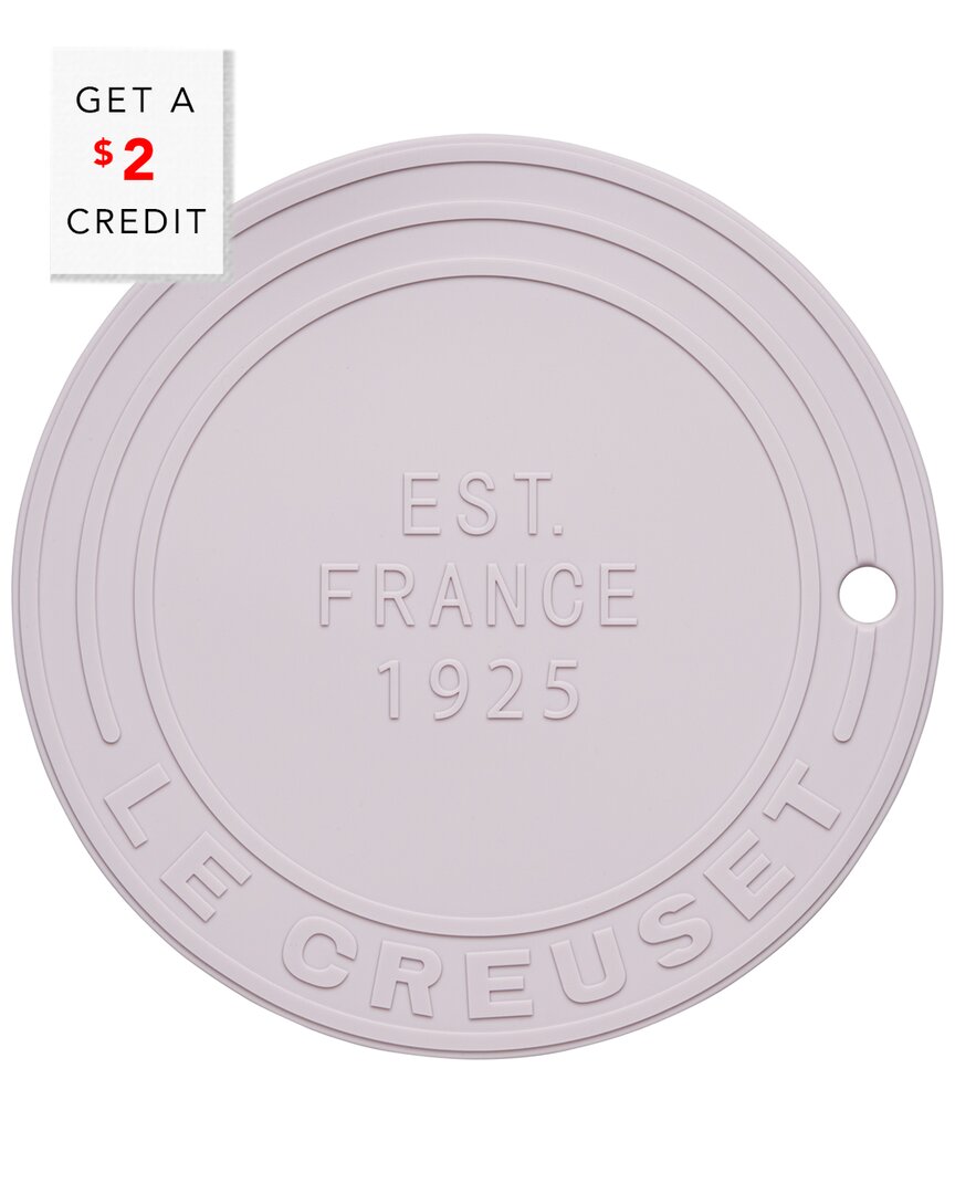 Le Creuset Shallot Silicone Trivet (est. 1925) With $2 Credit