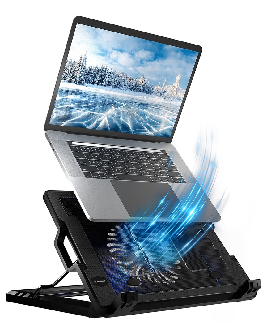 Shop Hypergear Uprite Air Portable Laptop Cooling Stand In Black