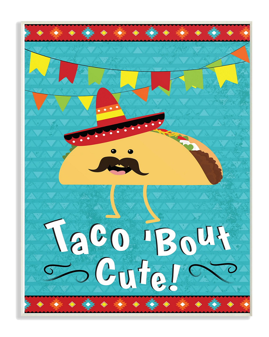 Stupell Taco Bout Cute Cartoon