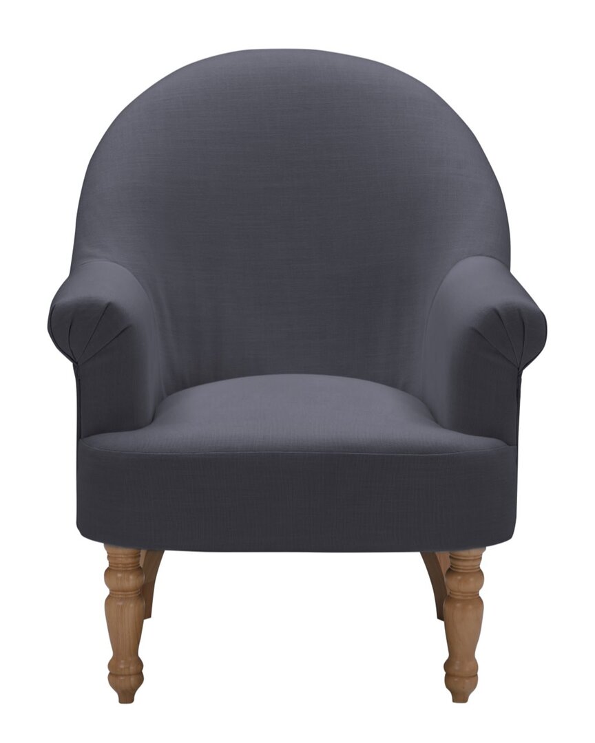Shabby Chic Syed Accent Armchair In Grey