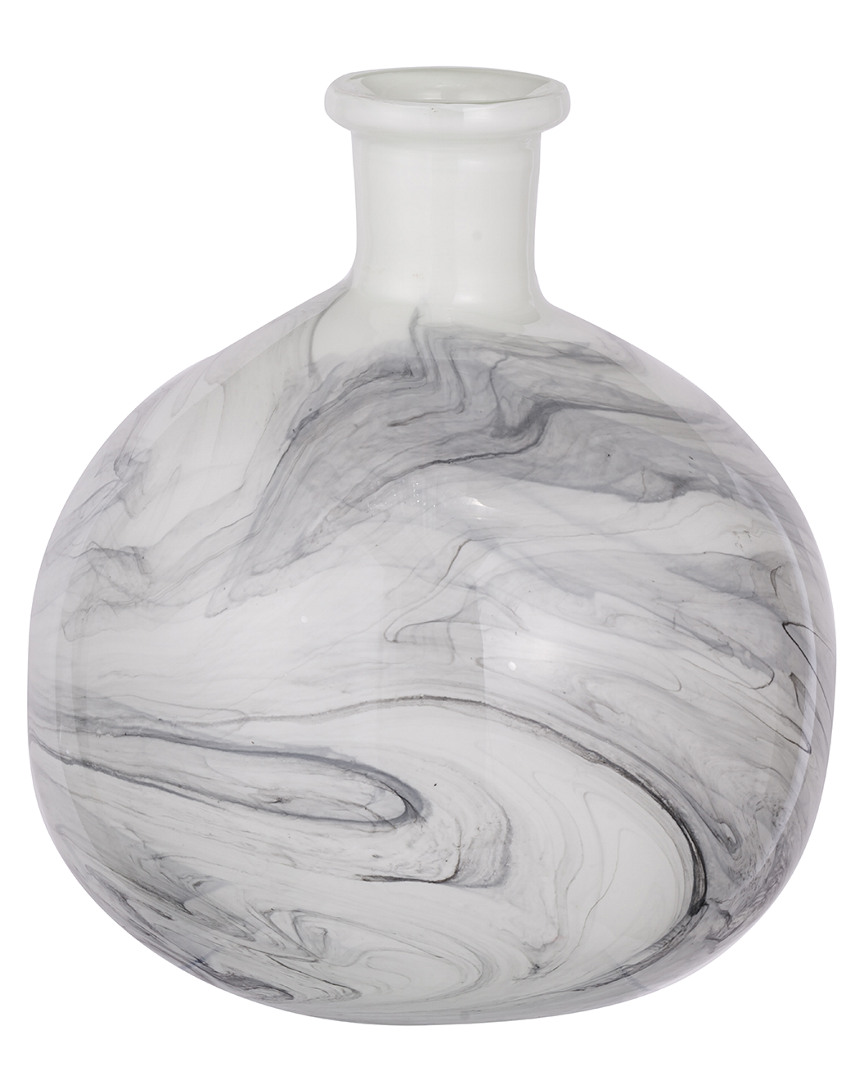 R16 Svirla Round Vase In Gray