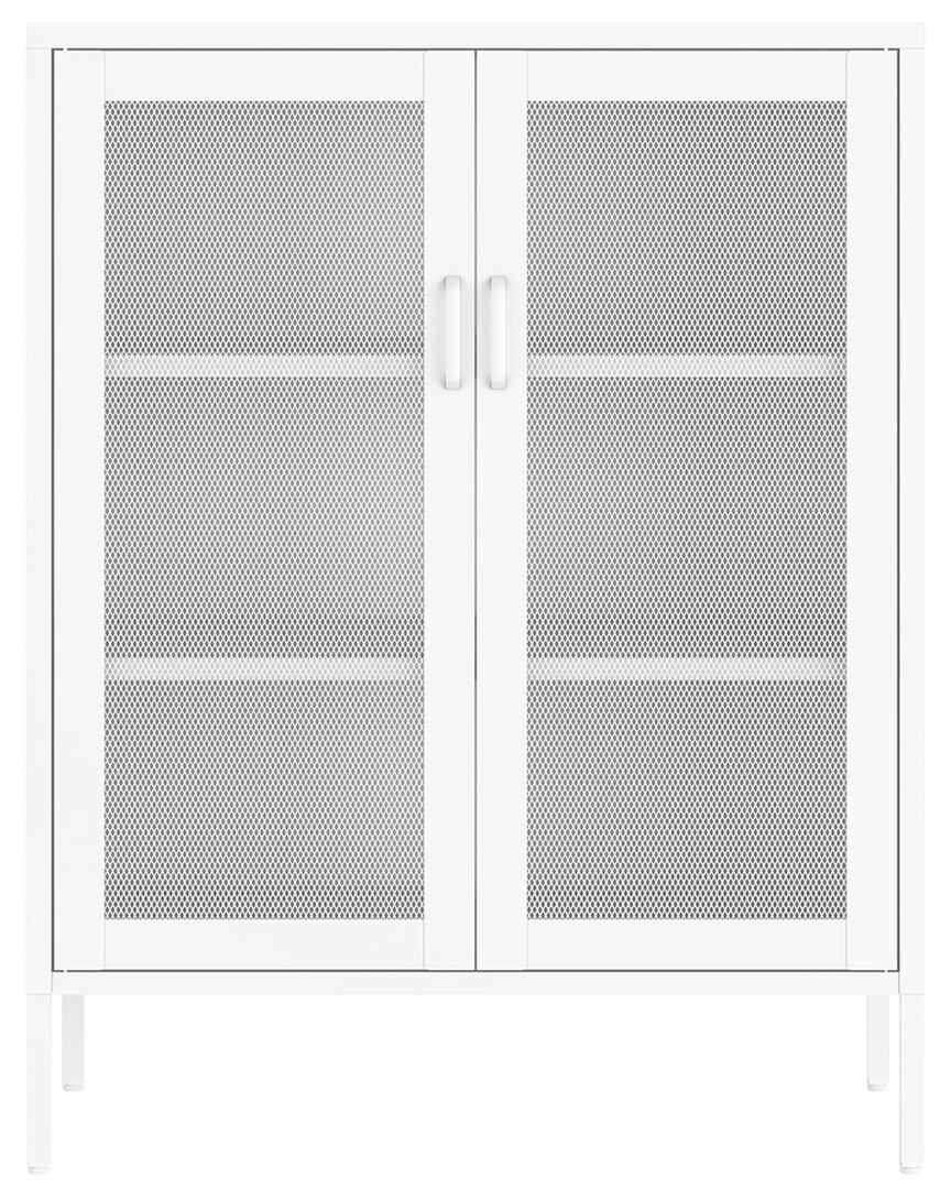 Manhattan Comfort Amelia Modern Accent Cabinet With 3 Adjustable Shelves
