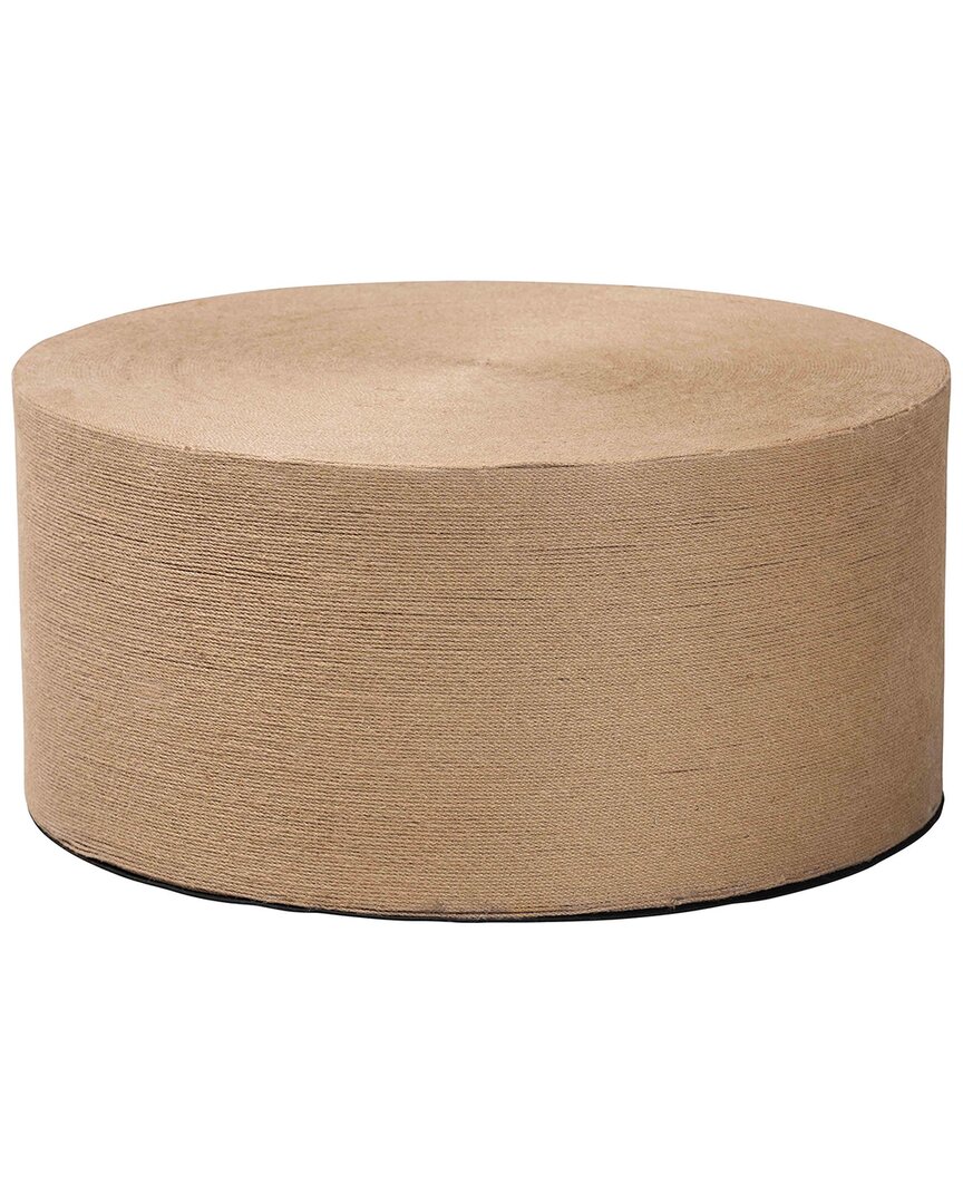 Baxton Studio Lapis Handwoven Jute Coffee Table