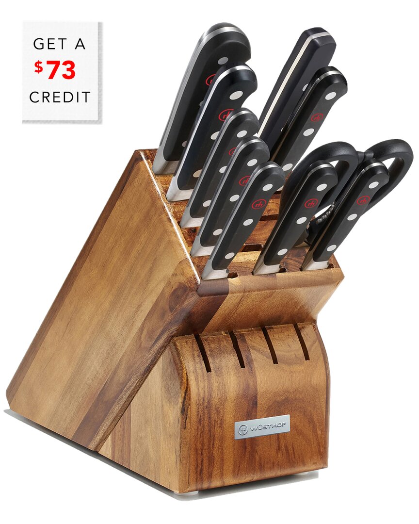 Wusthof Classic 11pc Knife Block Set In Multi