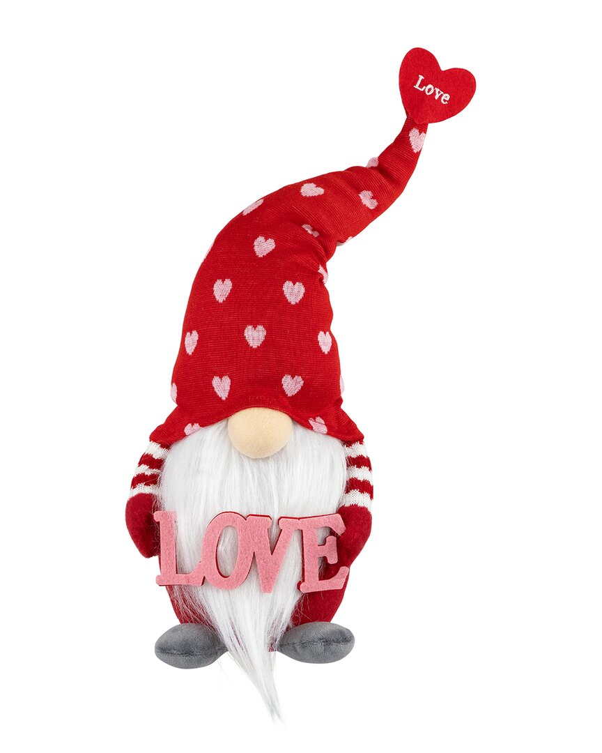 Northlight Hearts & Love Valentine's Day Gnome In Red