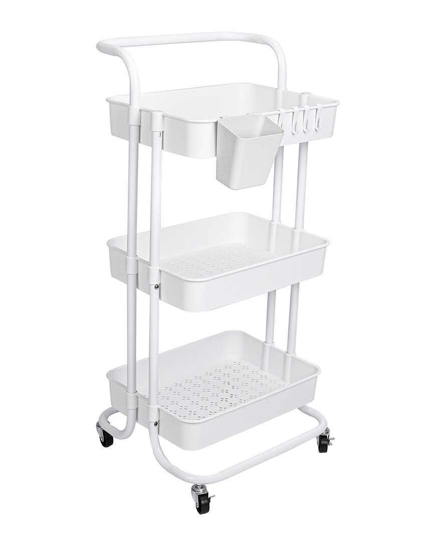 Fresh Fab Finds 3-tier Rolling Utility Cart