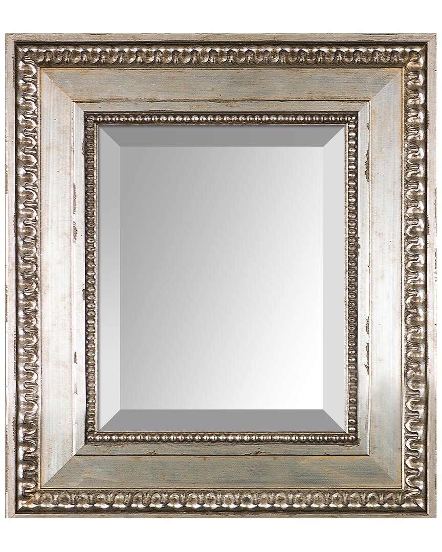 Overstock Art Wall Mirror In Silver