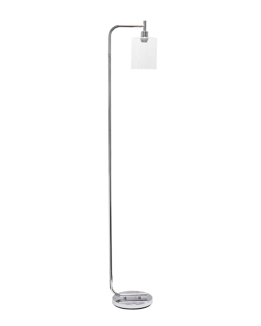 Lalia Home Modern Iron Lantern Floor Lamp In Metallic