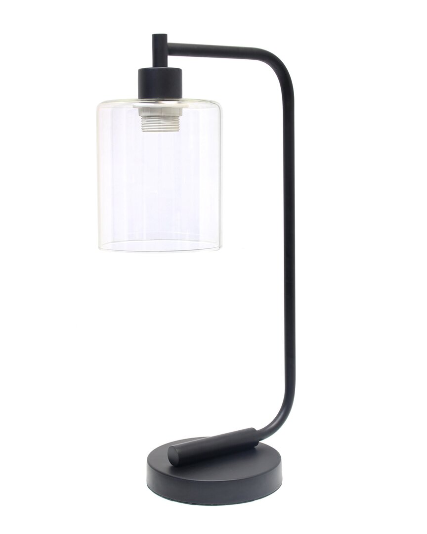 Lalia Home Modern Iron Desk Lamp In Black