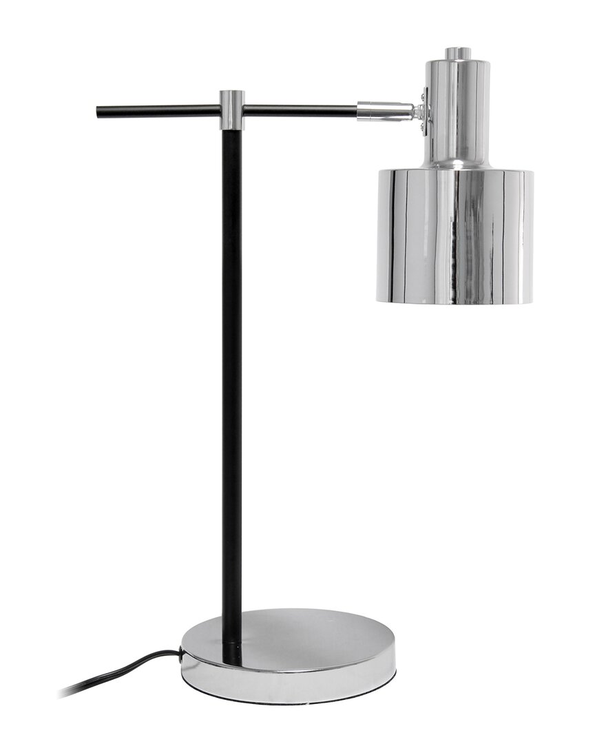 Lalia Home Mid Century Modern Metal Table Lamp In Metallic