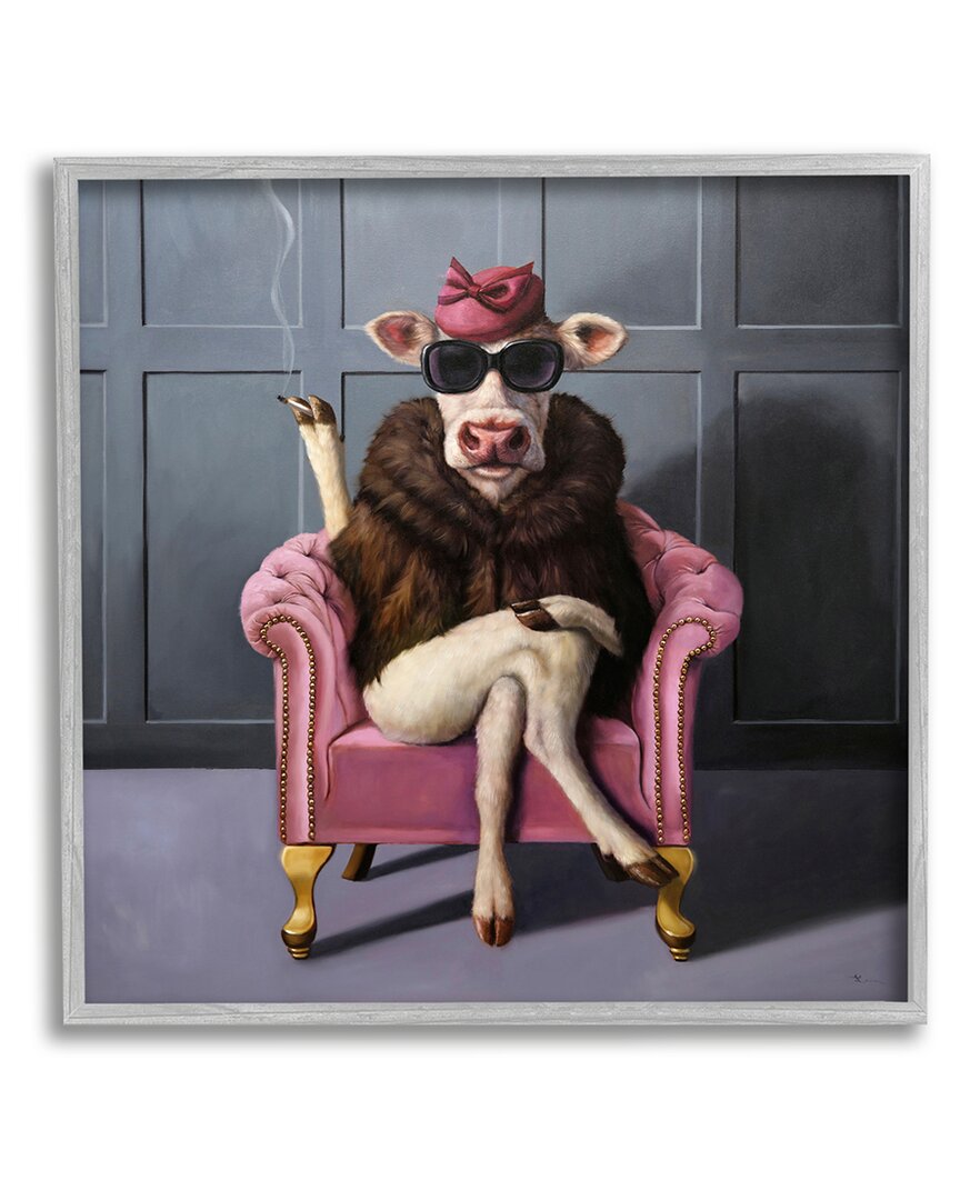 Stupell Bird Pink Dressing Room Clothes Framed Giclee Wall Art By Lucia Heffernan