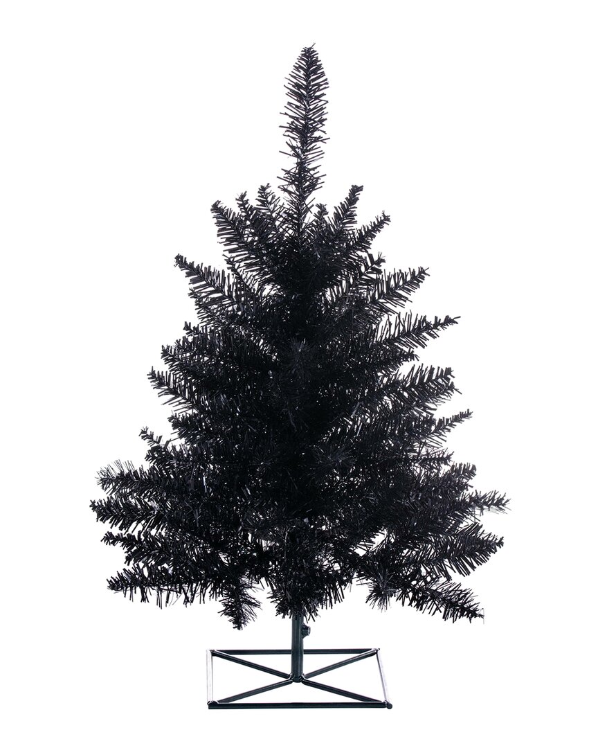 Vickerman 3ft Black Fir Artificial Christmas Tree