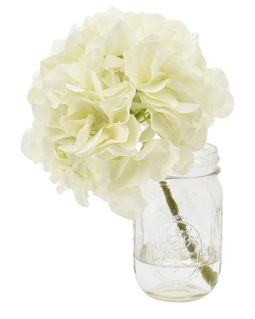 Creative Displays Hydrangeas Floral Arrangement In Mason Jar
