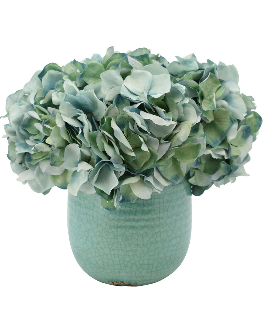 Creative Displays Teal Hydrangea Floral Arrangement