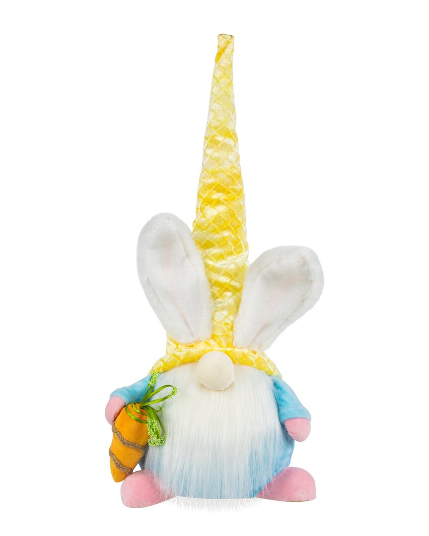 Northlight Gnome With Bunny Ears Figure In Yellow
