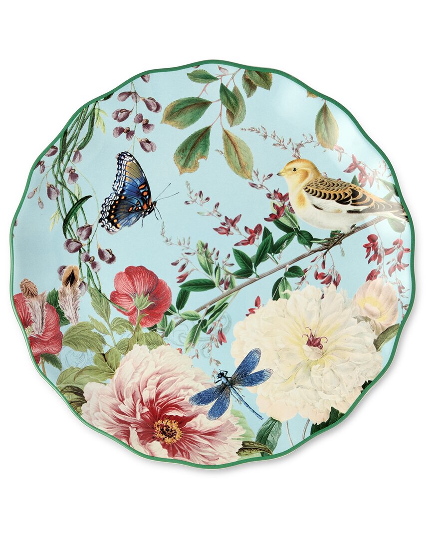 Certified International Flora Set Of 4 Dinner Plates